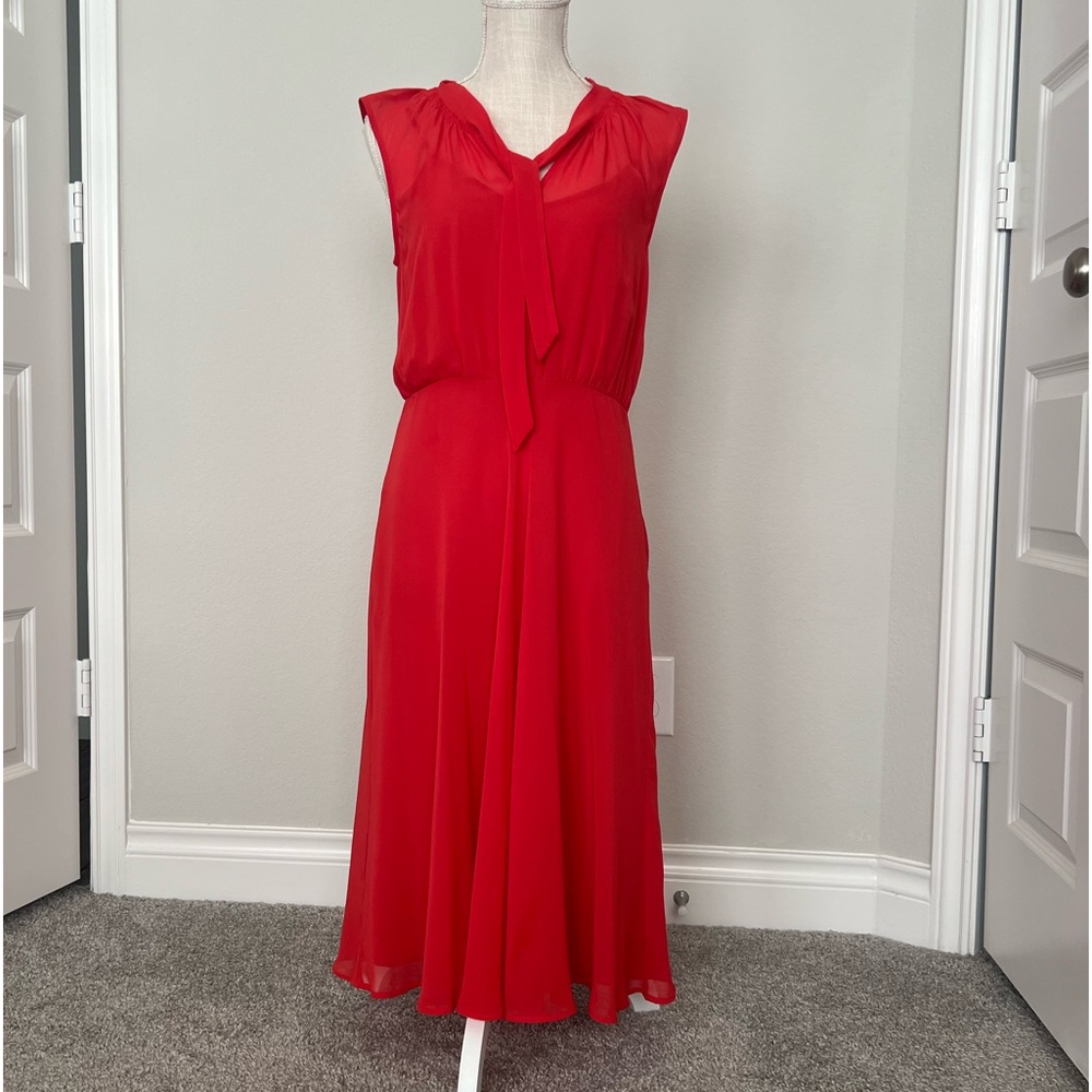 Ann Taylor red dress.